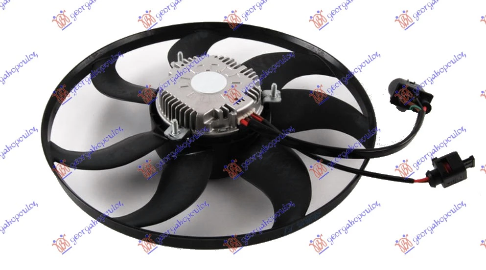 Vw passat 05-11 VENTILATOR (MOTOR+ELISA)BEN-DIZ 36cm300W