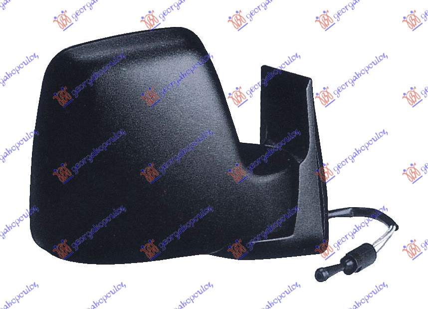 Peugeot expert 1995-2003 (224/222/223) RETROVIZOR MEHANICKI SA SAJLOM (KONVEKSNO STAKLO)