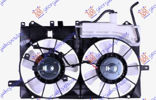 Toyota prius 04-09 VENTILATOR KOMPLET (DUPLI) BENZIN