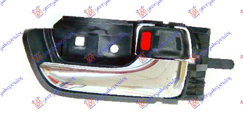 Toyota prius 2004-2009 (w2) KVAKA PREDNJIH/ZADNJIH VRATA UNUTRASNJA HROM/CRNA