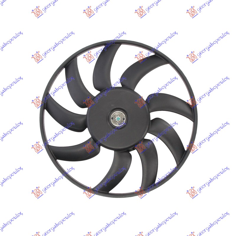 Porsche macan 18- VENTILATOR (MOTOR+ELISA) (BENZIN/DIZEL) (40cm)