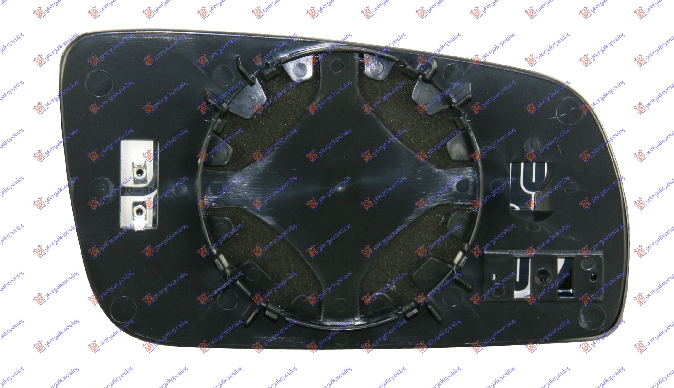 Seat alhabra 1995-2010 (7v8/7v9) STAKLO RETROVIZORA SA GREJACEM (KONVEKSNO)