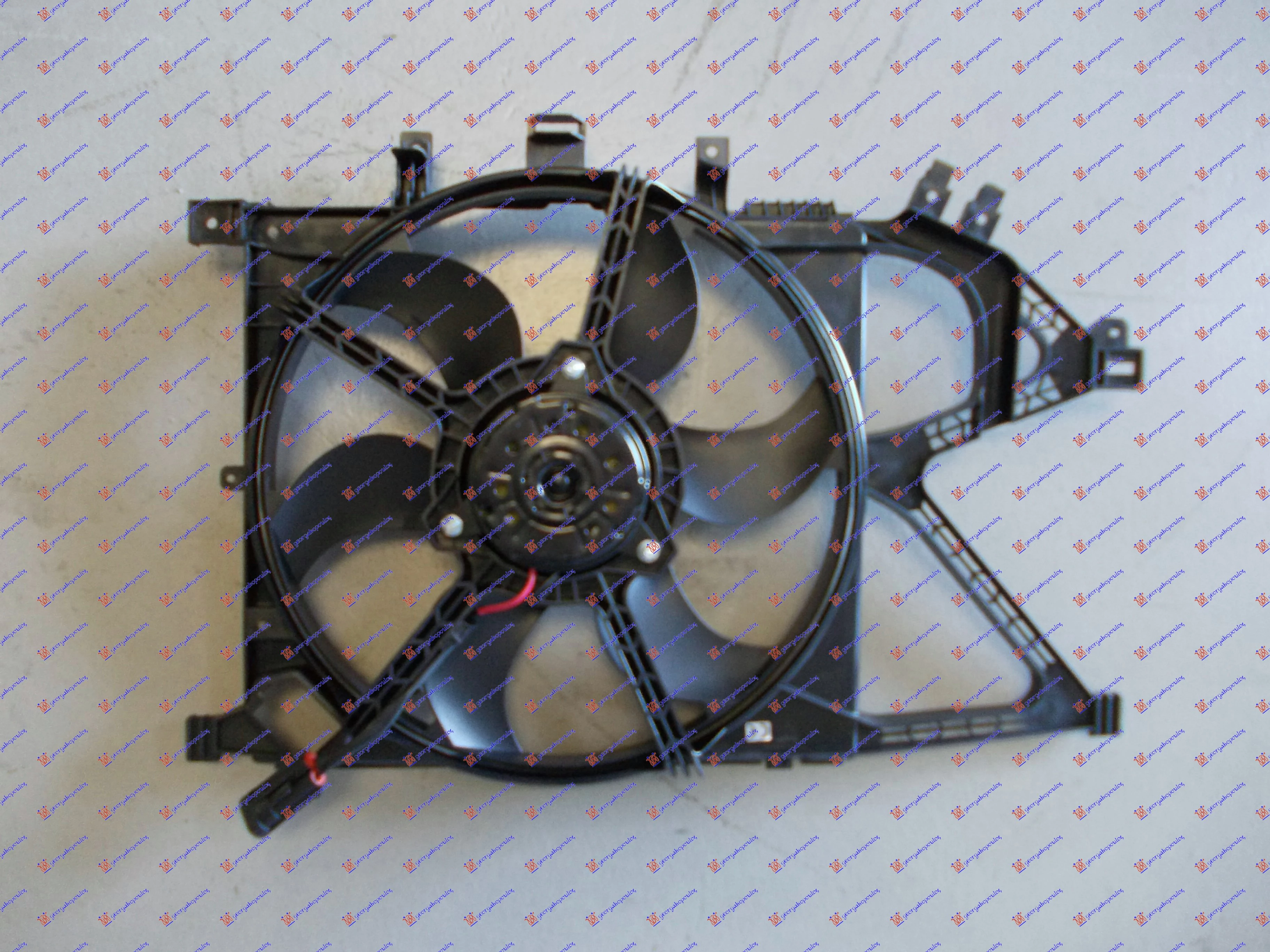 Opel corsa c 00-06 VENTILATOR KOMPLET (39cm) 2PIN