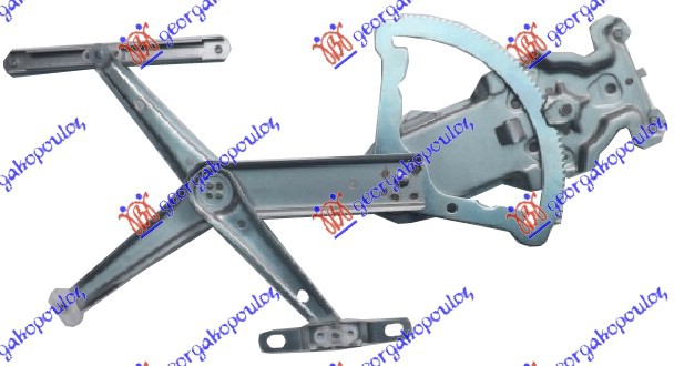 Opel corsa c 2000-2006 (x01) PODIZAC PREDNJEG PROZORA ELEKTRICNI 5 VRATA (BEZ MOTORA)