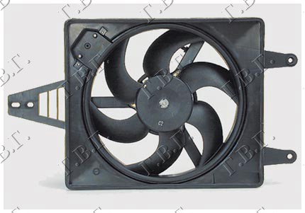 Alfa romeo 156 03-05 VENTILAT.KOMPL.(1.6-1.8-2.0 BENZIN) -A/C