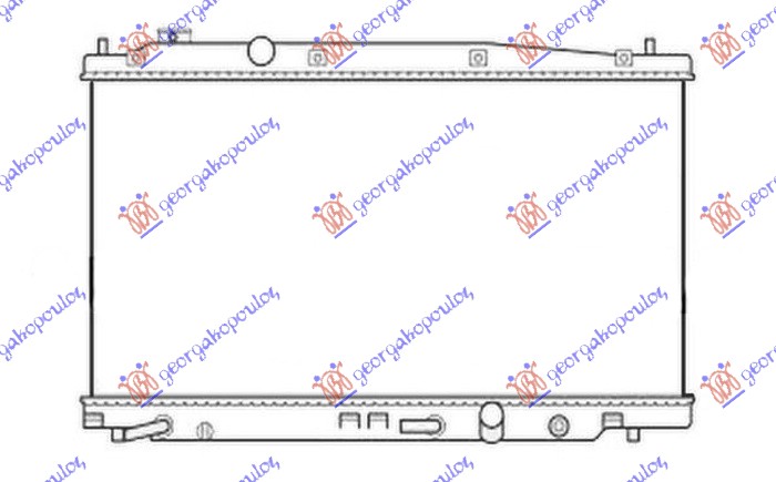 Honda jazz 08-11 HLAD. MOTORA 1.4 BEN AUTO (350x711x16)