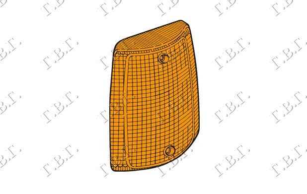 Fiat fiorino 1988-1991 (146) STAKLO MIGAVCA ZUTO