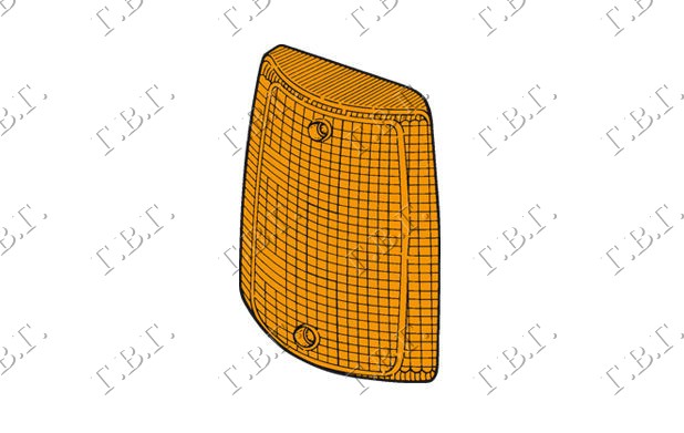 Fiat fiorino 1988-1991 (146) STAKLO MIGAVCA ZUTO