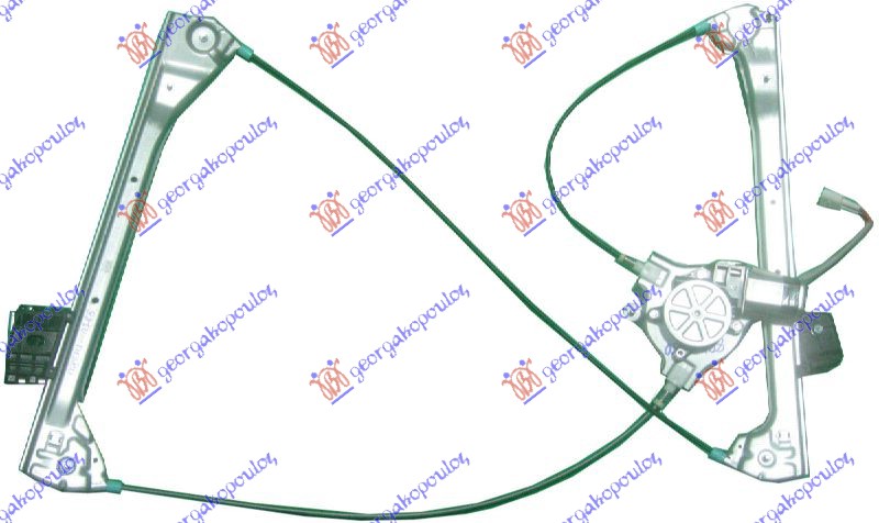 Bmw series 3 (e46) coupe/cabrio 03-06 PODIZAC PREDNJEG PROZ. ELEK. 2 VR (KUPE)