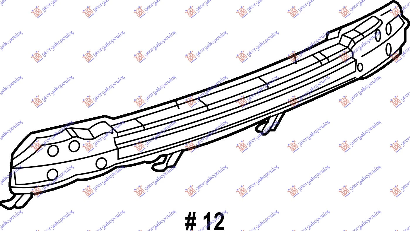 Opel antara 06-15 SINA ZADNJEG BRANIKA