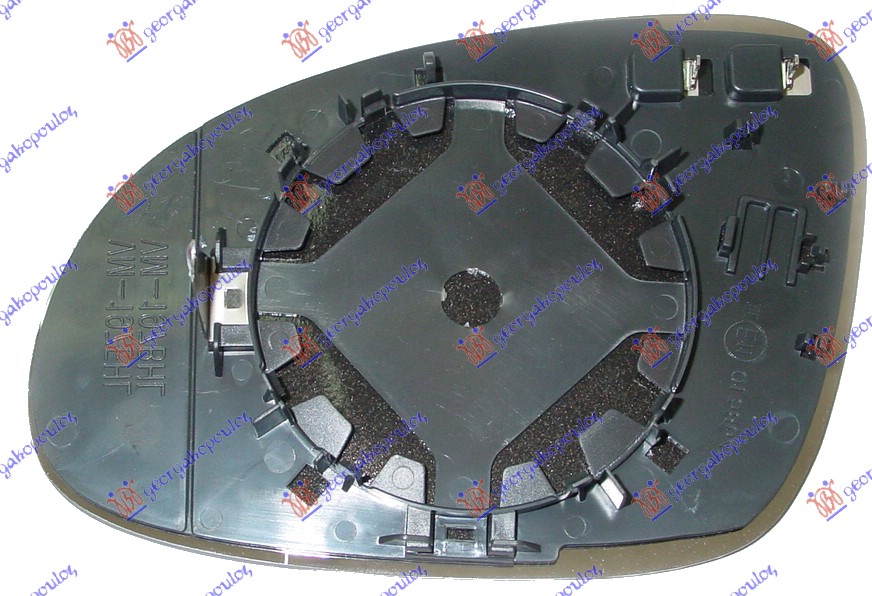 Vw golf plus 2004-2009 (5m1/521) STAKLO RETROVIZORA SA GREJACEM (KONVEKSNO)