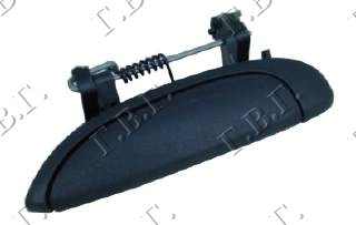 Dacia logan-mcv/p.up/van i 2005-2012 (ks/ls/us) KVAKA PREDNJIH/ZADNJIH VRATA SPOLJASNJA CRNA