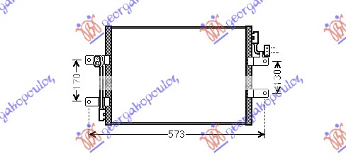 Fiat palio 99-04 HLADNJAK KLIME  1.3 JTD (45x35x16) 03-