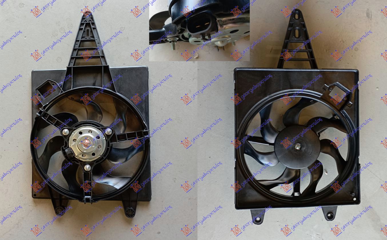 Fiat tipo 88-93 VENTILATOR KOMP. 1.4-1.6-1.8-2.0(+A/C)BE