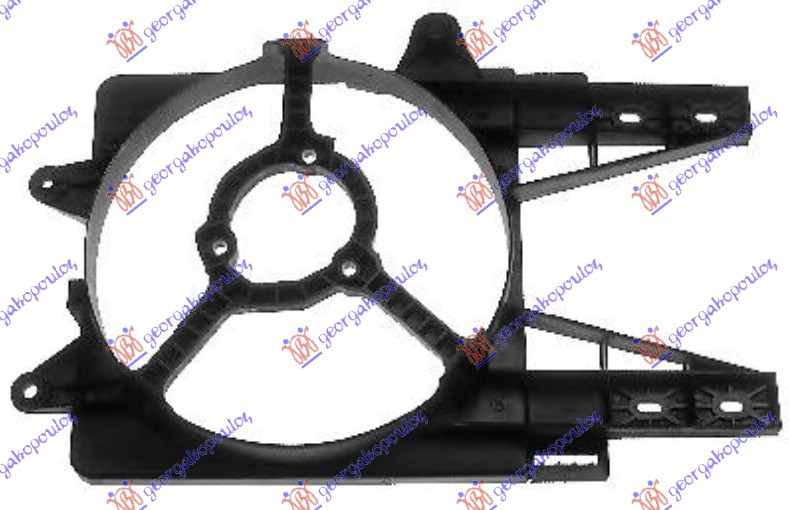 Fiat punto 95-99 NOSAC VENTILATORA 55 -A/C BENZIN