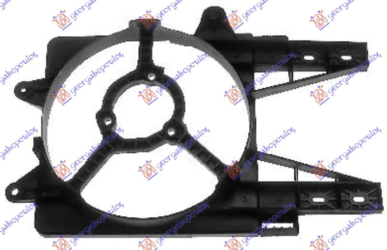 Fiat punto 95-99 NOSAC VENTILATORA 60/75/85/90 +A/C -97