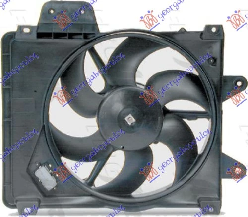 Fiat punto 95-99 VENTILATOR KOMPLET GT TURBO 130 M.P.I