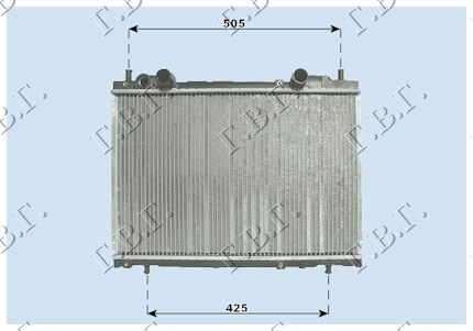 Fiat bravo 95-02 HLAD.1.4-2.0 +A/C (37.5x56.3) SA VENT.