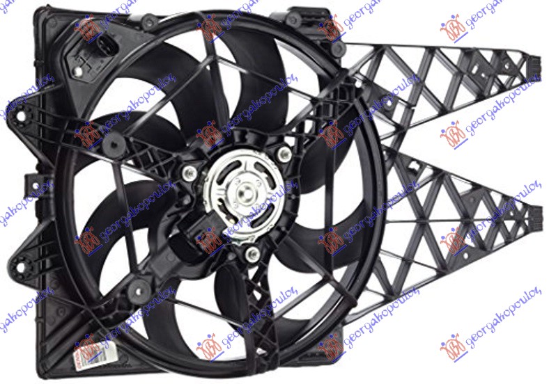 LANCIA DELTA 08-14 VENTILATOR KOMPLET (1.4 TURBO / 1.6 MJET)