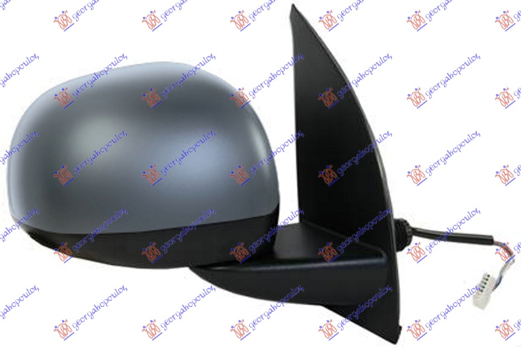 Fiat panda 2003-2014 (169) RETROVIZOR ELEKTRICNI PM 2009- (A KVALITET) (KONVEKSNO STAKLO)