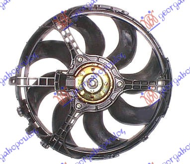 Fiat stilo 01-06 VENTILATOR BENZIN-DIZEL +A/C (400cm)