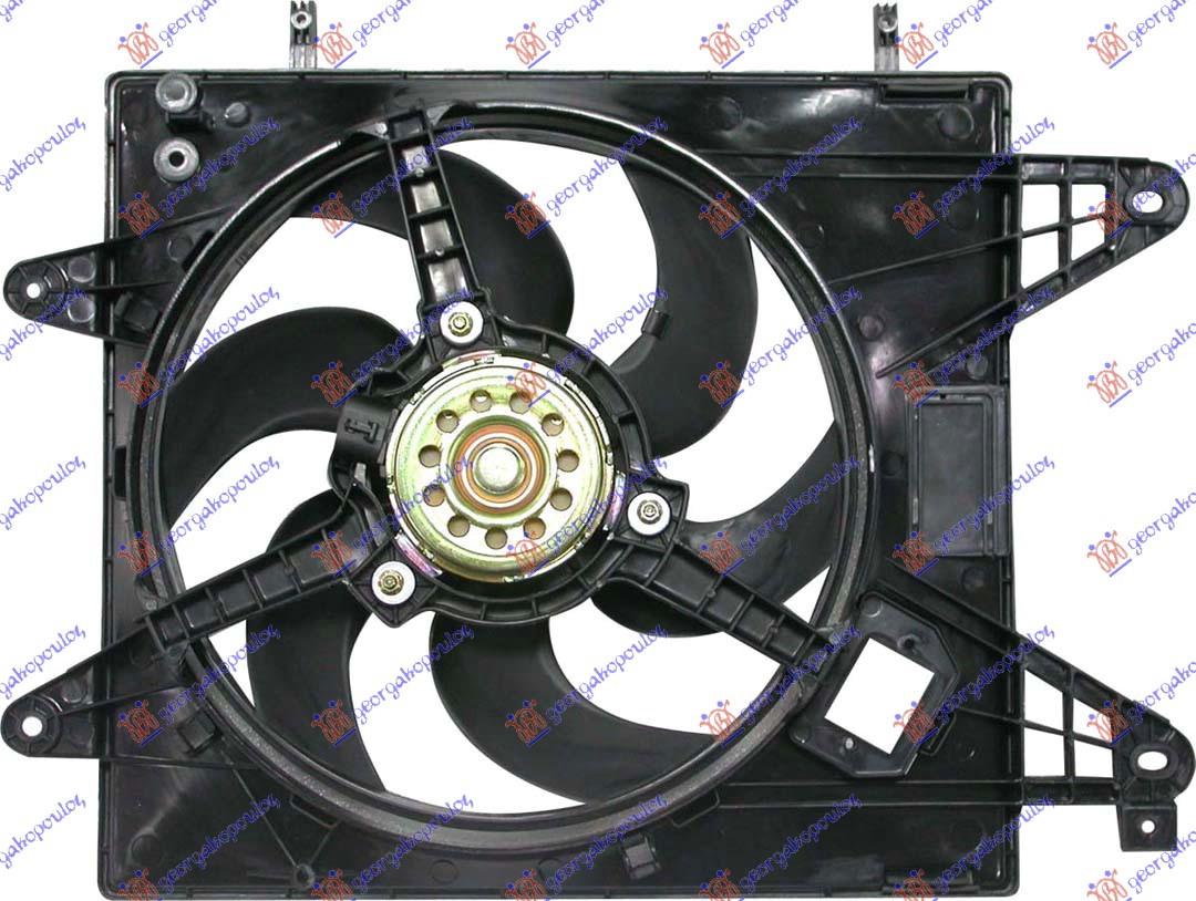Fiat marea 1996-2007 (185) VENTILATOR KOMPLET (1.6cc BENZIN) (+AC)