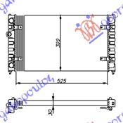 Seat ibiza 95-97 HLAD MOTORA 1.4-1.6BZ-1.7-1.9SDi -AC(52x