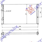 Seat cordoba 95-97 HLAD MOTORA BENZIN-DIZEL +A/C (63x38)