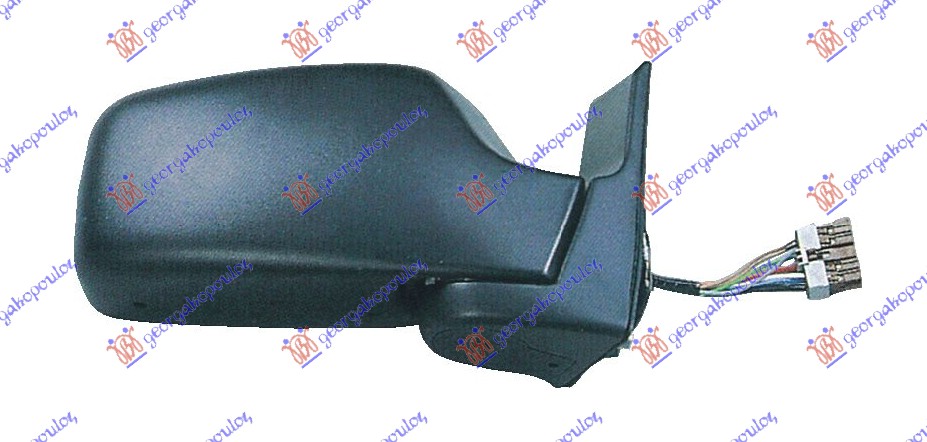 Fiat ulysse 1994-2002 (170/220) RETROVIZOR ELEKTRICNI SA GREJACEM (SENZOR) (KONVEKSNO STAKLO)