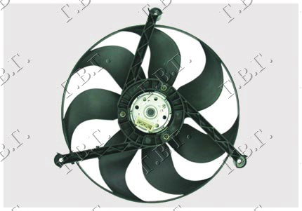 Seat arosa 97-00 VENTILATOR HLADNJAKA (MOTOR+ELISA) (BENZIN-DIZEL) (-AC)