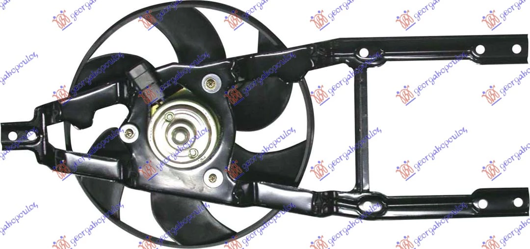 Fiat seicento 98-01 VENTILATOR KOMPLET -A/C