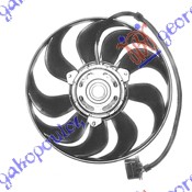Skoda fabia 1999-2007 (6y2/6y3/6y5) VENTILATOR HLADNJAKA (MOTOR+ELISA) (290mm) (2 PIN)