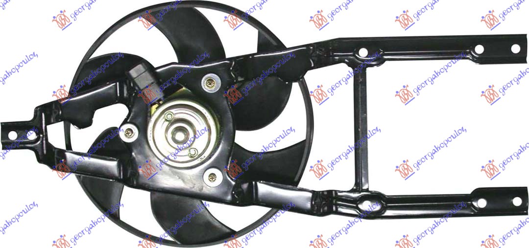 Fiat seicento 01-06 VENTILATOR KOMPLET -A/C