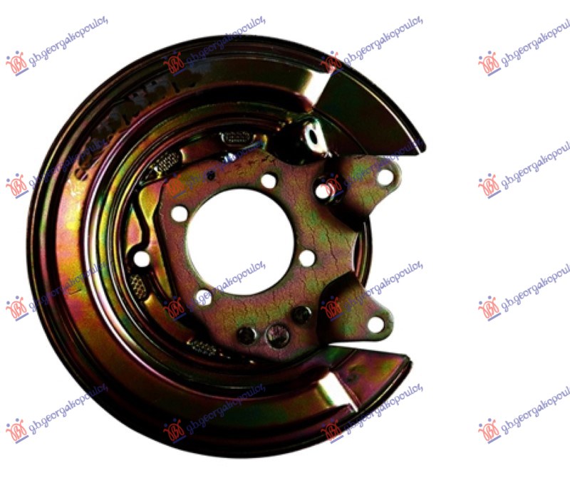 Toyota corolla h/b-l/b 2002-2004 (e 12) ZASTITA ZADNJEG KOCIONOG DISKA (PRECNIK ZASTITE 300/75mm) (PRECNIK DISKA 279mm)