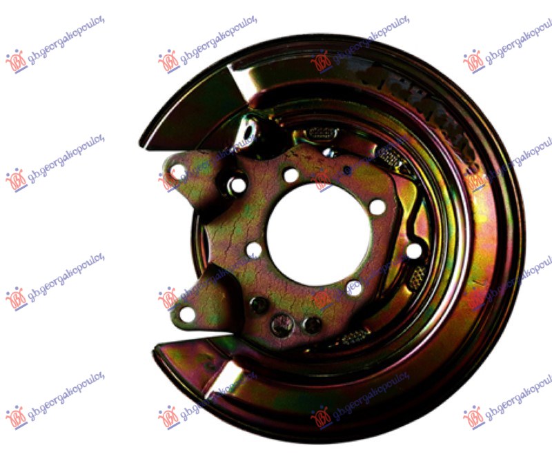 Toyota corolla h/b-l/b 2002-2004 (e 12) ZASTITA ZADNJEG KOCIONOG DISKA (PRECNIK ZASTITE 300/75mm) (PRECNIK DISKA 279mm)