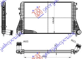 Seat altea 04-15 HLAD INTERC. BEN-DIZ (61.5x40.5x32)F60