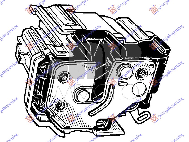 Alfa romeo 159 05-11 BRAVA PRED.VRATA CENTR. ZAKLJ.ZAST(5PIN)