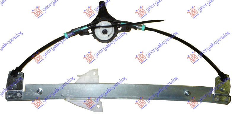 Mazda 2 2007-2014 (de/dh) PODIZAC ZADNJEG PROZORA ELEKTRICNI (BEZ MOTORA) (A KVALITET)