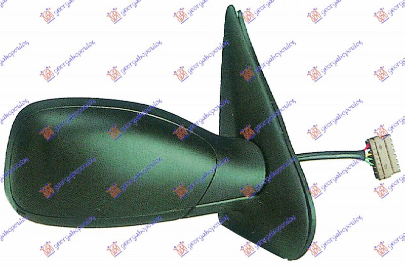 Peugeot 306 1996-1999 (7b/n3/n5) RETROVIZOR ELEKTRICNI SA GREJACEM (SENZOR) (KONVEKSNO STAKLO)