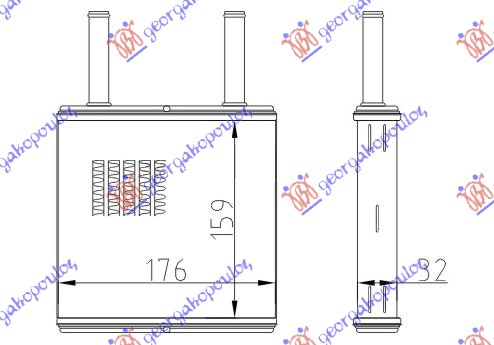 Opel corsa a 85-90 GREJAC KABINE (B) -AC (140x187)