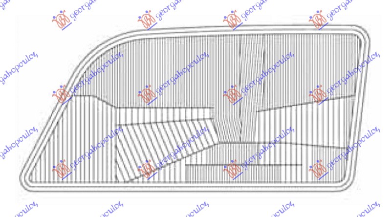 Opel omega a 88-91 STAKLO FARA