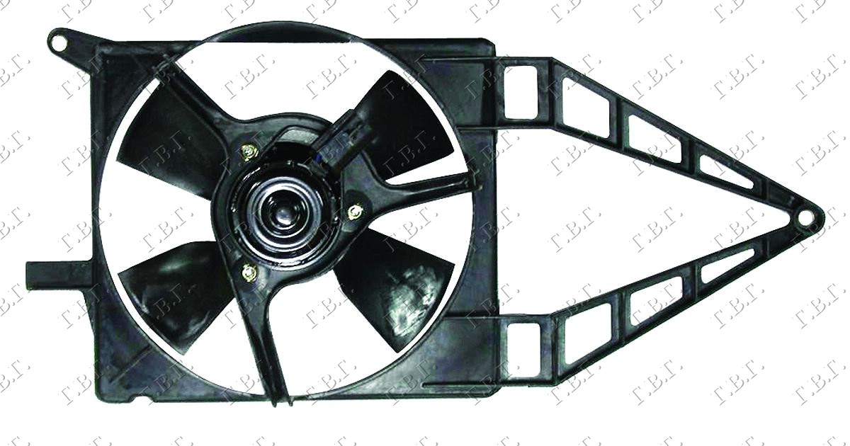 Opel tigra 95-04 VENTILATOR KOMPLET 1.0-1.2-1.4 8V-AC BEN