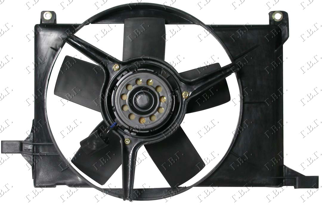 Opel combo 93-00 VENTILATOR KOMPLET 1.4-1.6 16V+AC BENZIN