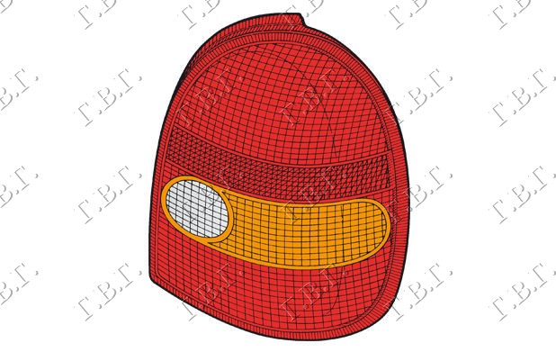 Opel corsa b 1997-2000 (s93) STOP LAMPA 3 VRATA (TYC)