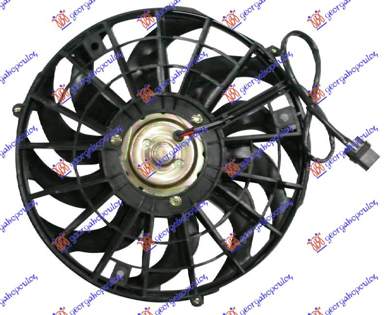 Opel corsa b 97-00 VENTILATOR A/C KOMPLET BENZIN-DIZEL 95-