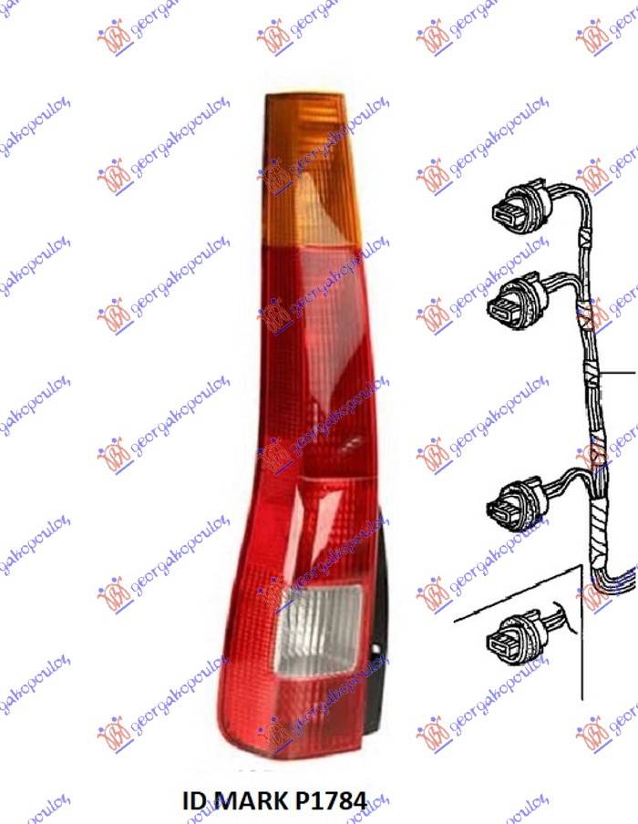 Honda cr-v 02-07 STOP LAMPA -04 (DEPO)