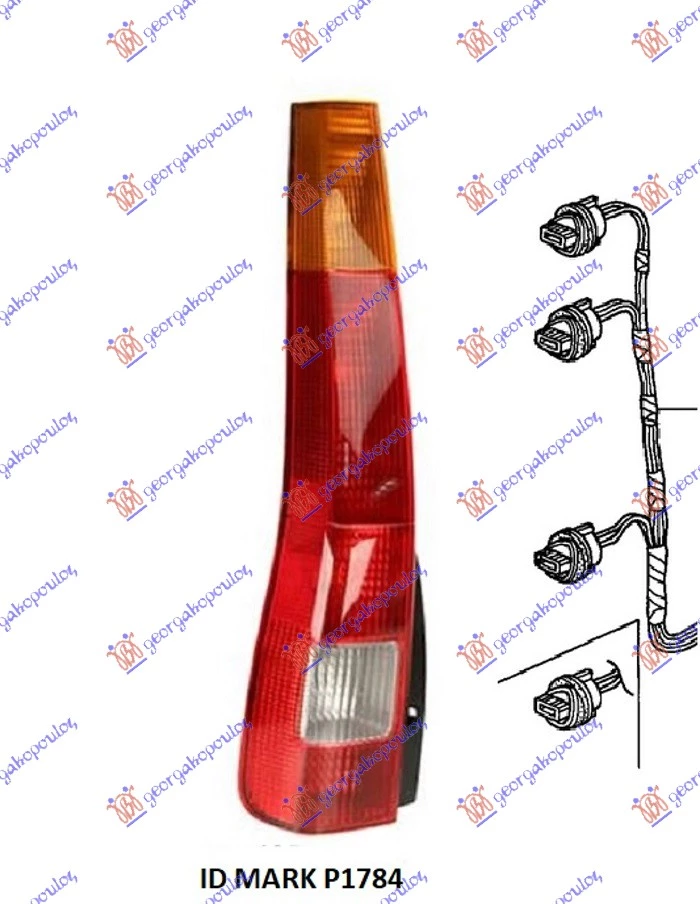 Honda cr-v 02-07 STOP LAMPA -05