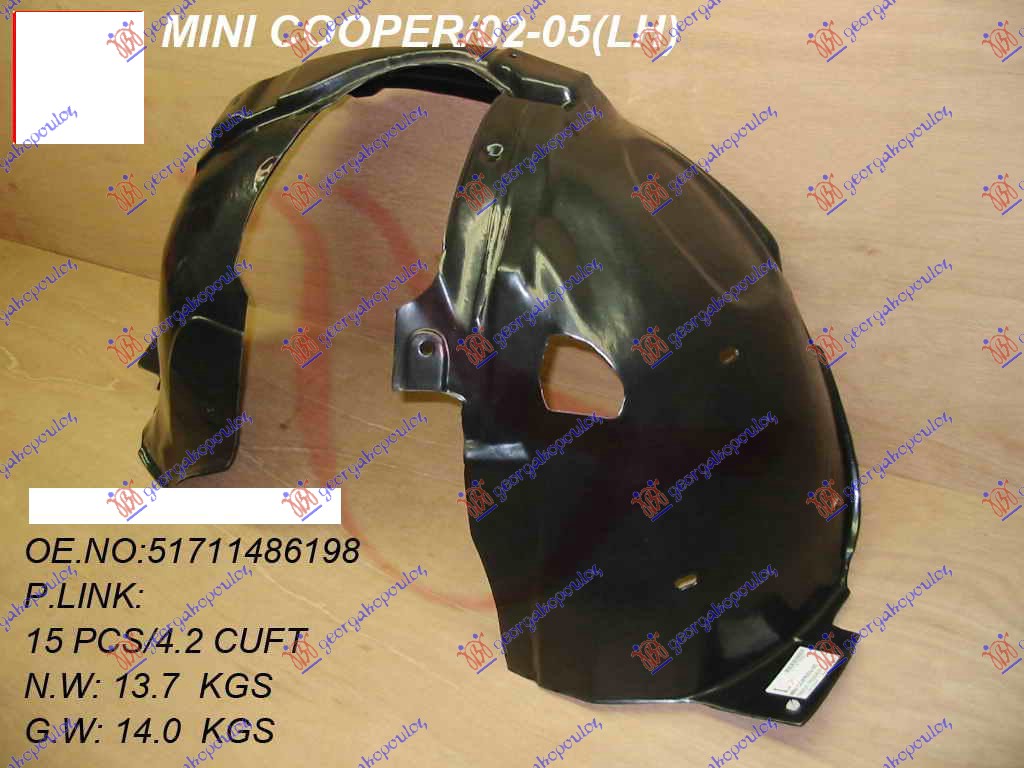 Mini cooper/one (r50/r53) 02-06 POTKRILO -04