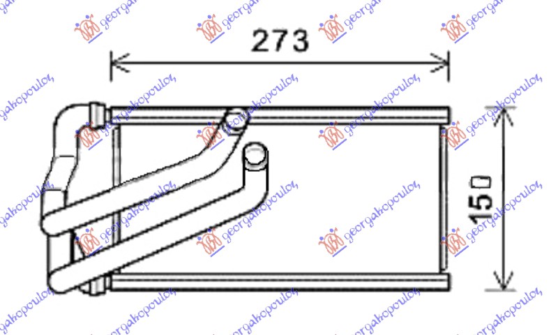 Jeep compass 07-11 GREJAC KABINE (BR) (123x260x26)