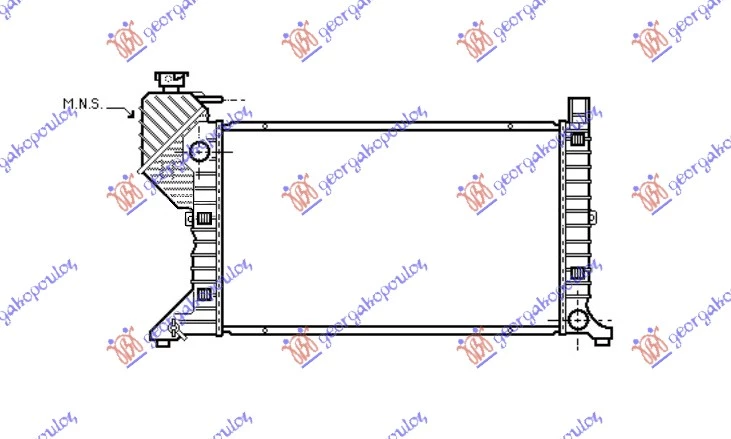 Mercedes sprinter 208-416 (w901-905) 95-06 HLAD MOTORA -00 MANUAL +A/C (68x40)